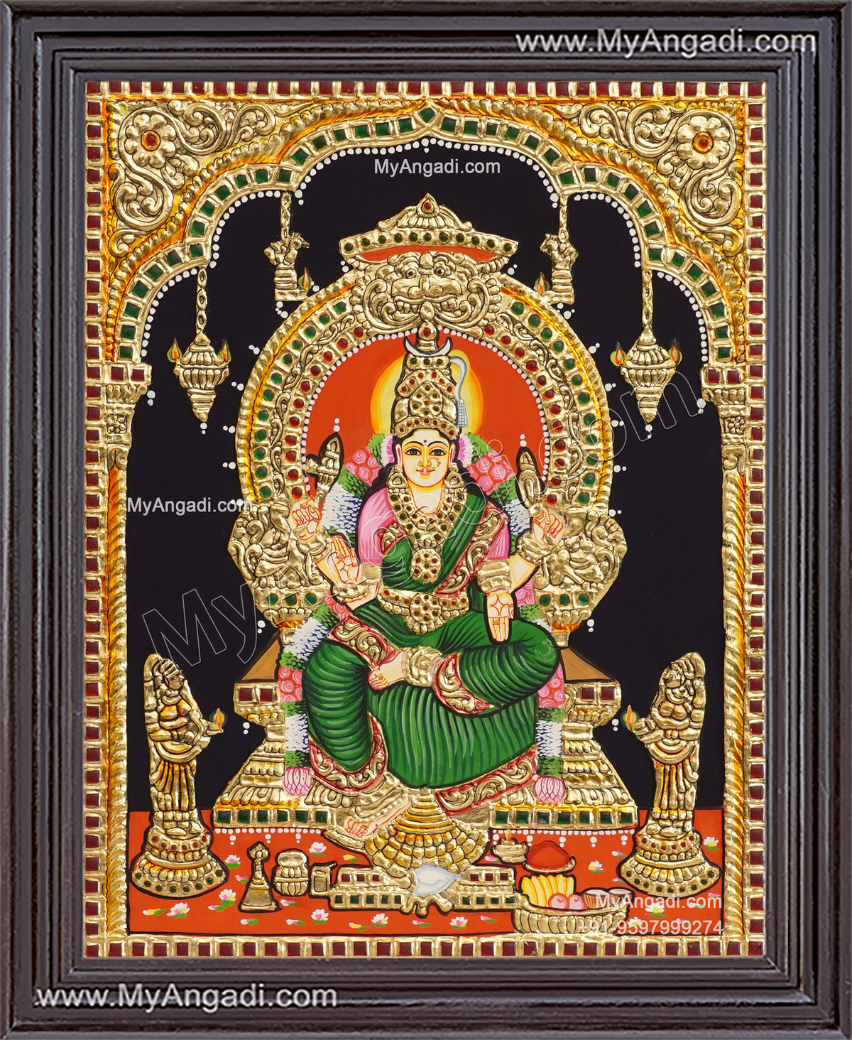 Renuga Devi Tanjore Painting