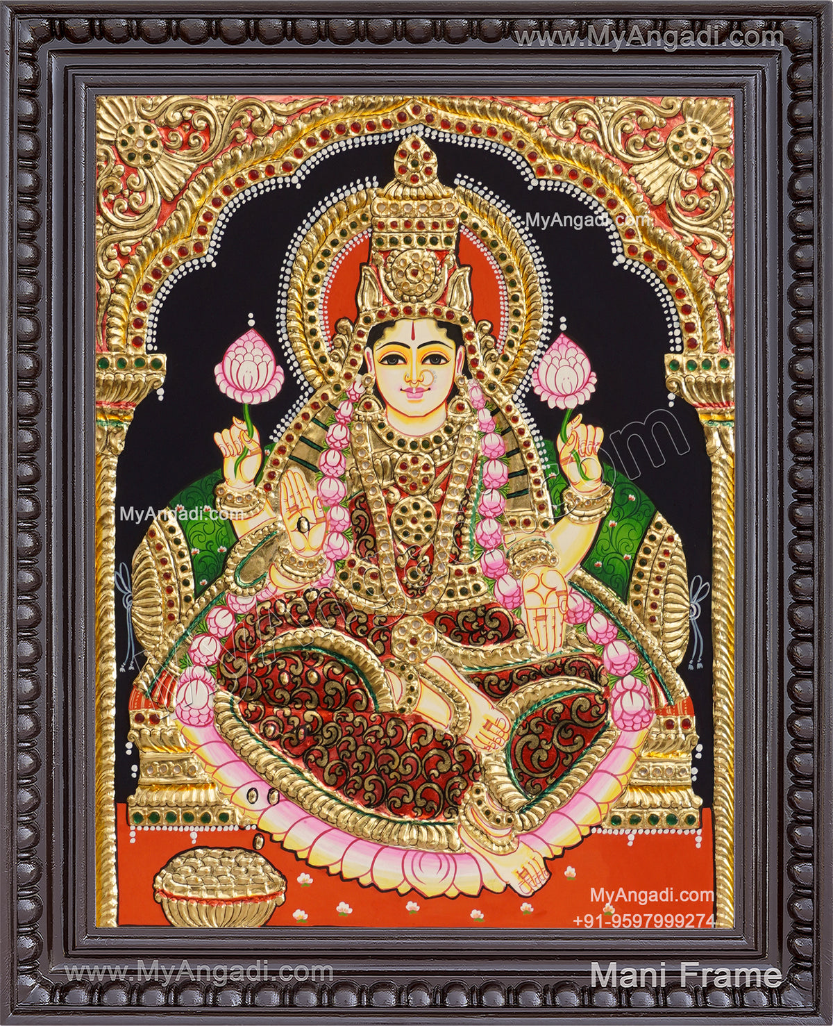 Mahalakshmi Tanjore Painting