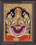 Gaja Lakshmi Tanjore Painting