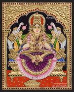 Gaja Lakshmi Tanjore Painting