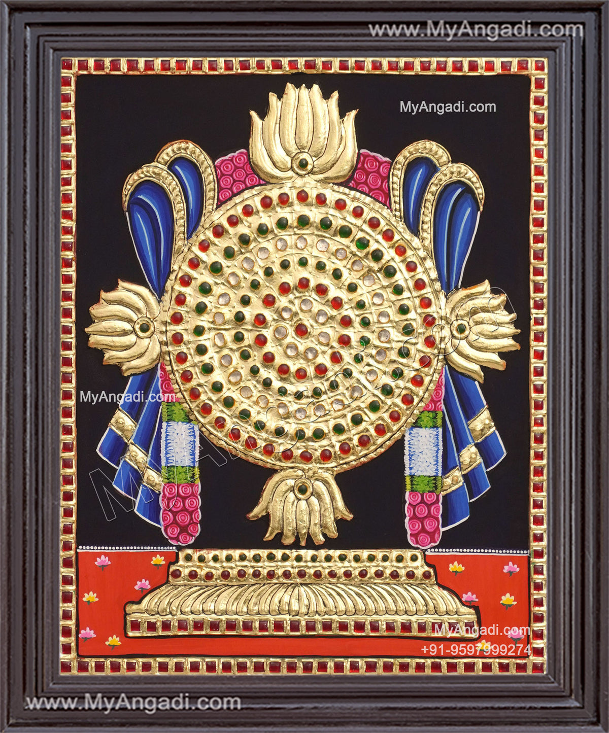  ChakramTanjore Painting