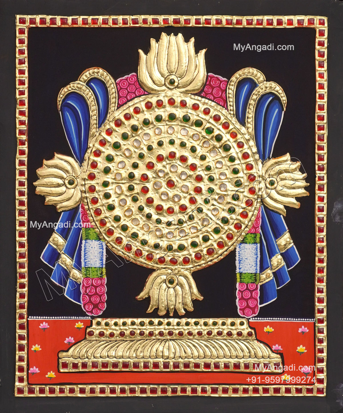  ChakramTanjore Painting