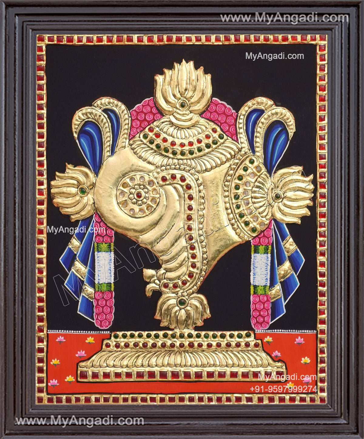 Sangu Tanjore Painting