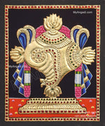 Sangu Tanjore Painting