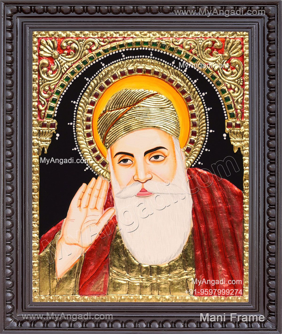 Guruji Tanjore Painting