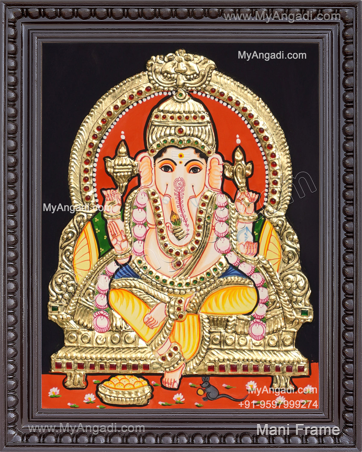 Ganesha Tanjore Painting