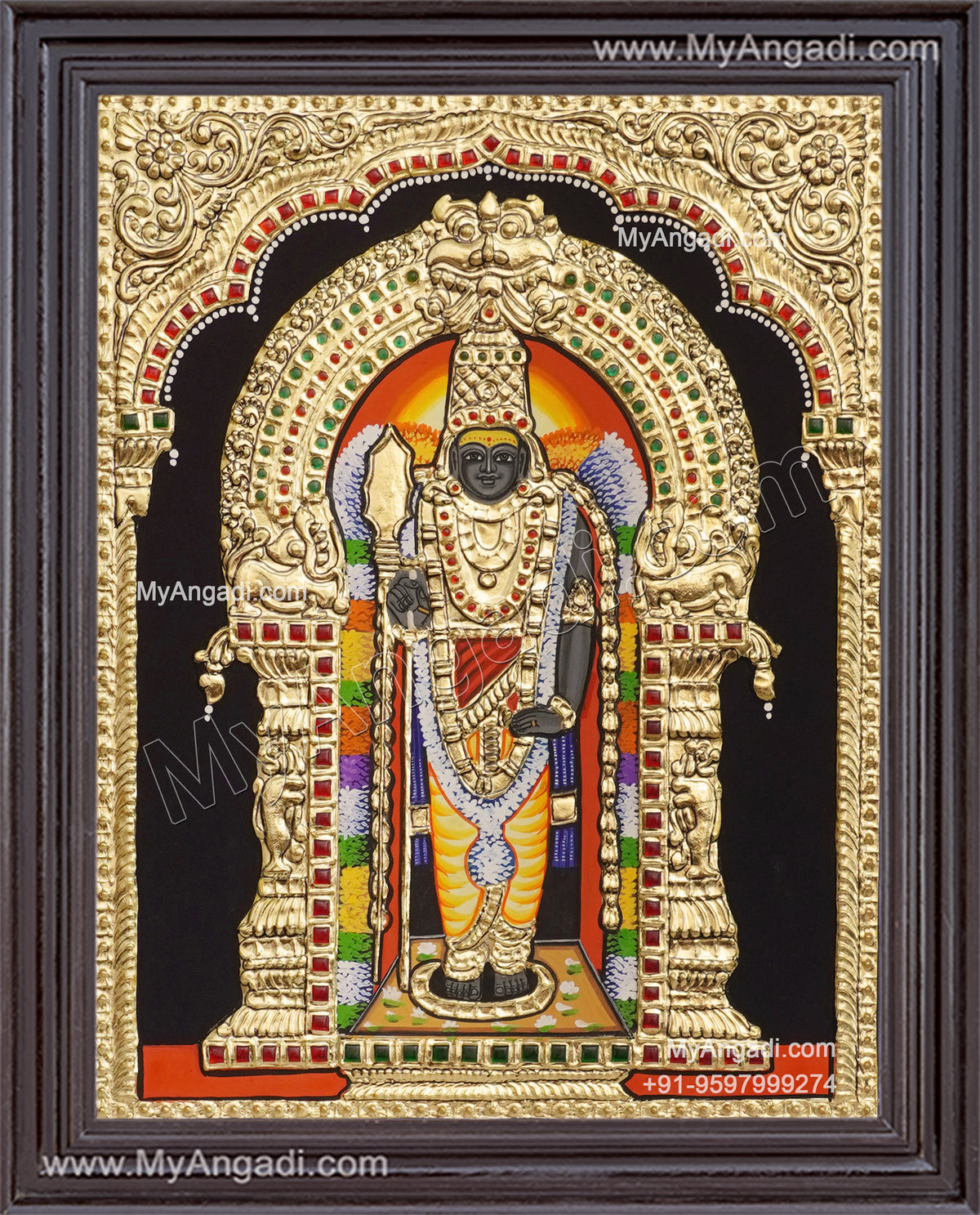 Murugan Tanjore Painting
