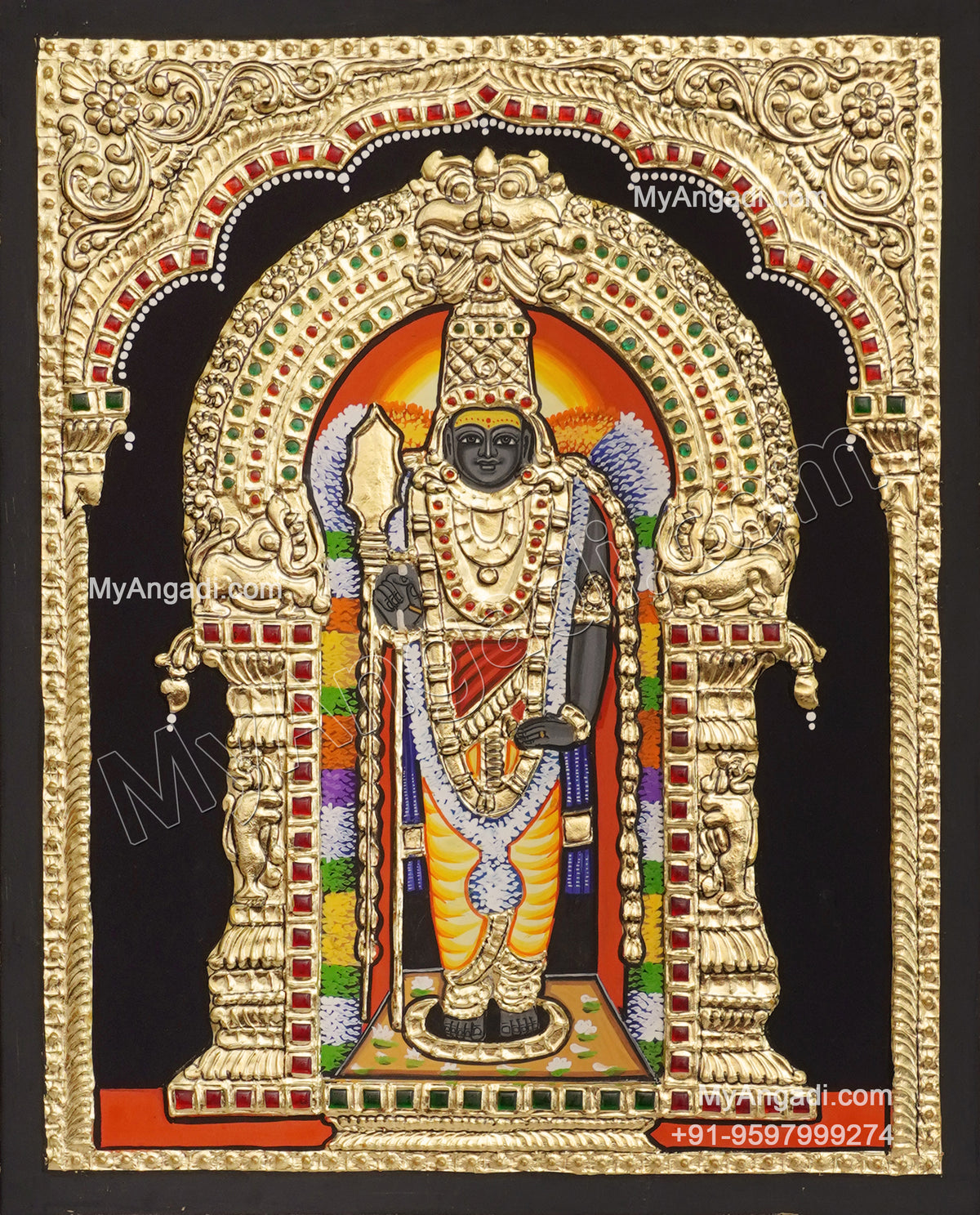 Murugan Tanjore Painting