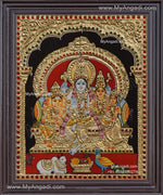 Shiva Family Tanjore Painting