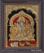 Shiva Family Tanjore Painting