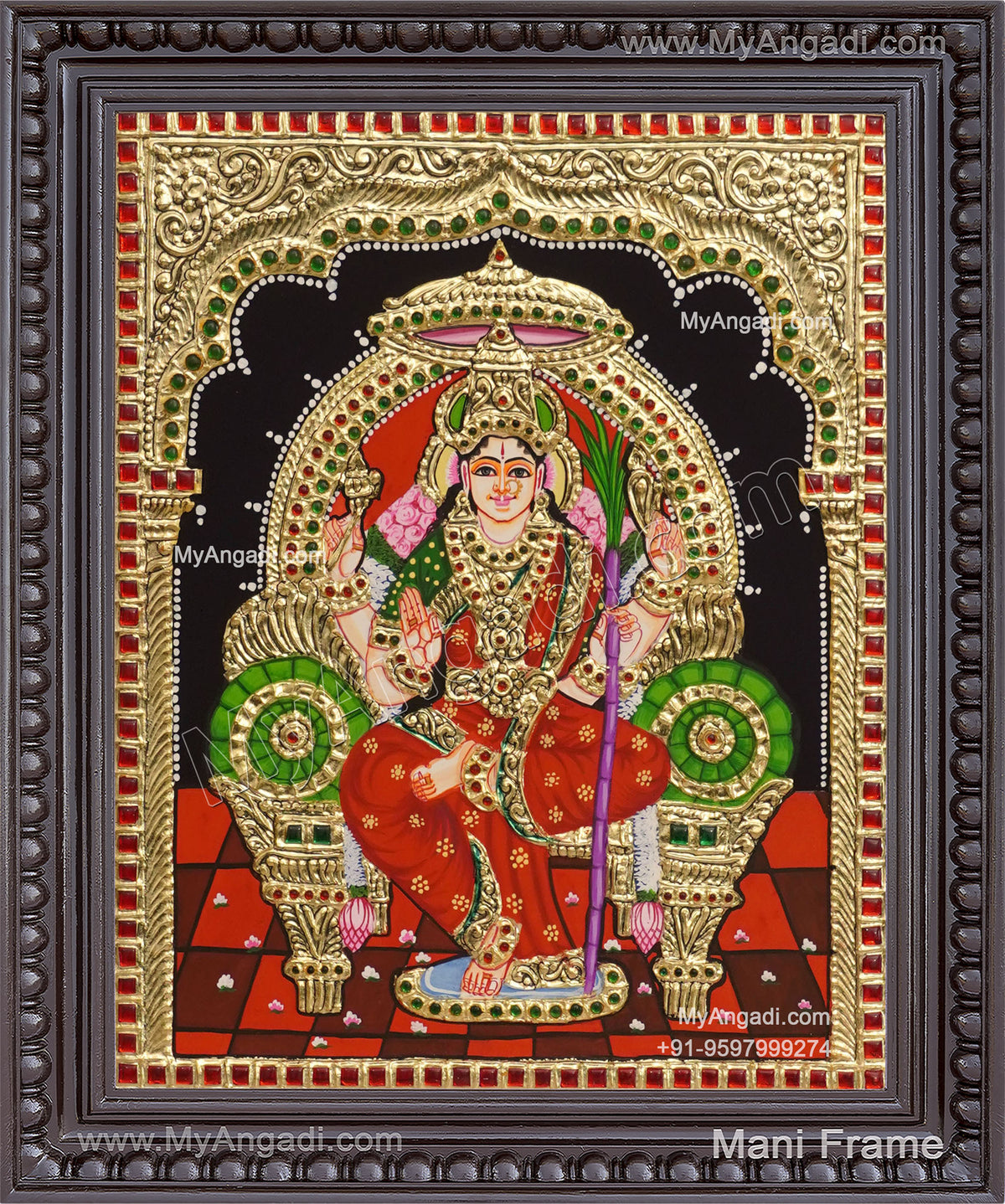 Lalitha Devi Tanjore Painting