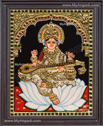 Saraswathi Tanjore Painting