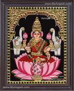 Gaja Lakshmi Tanjore Painting