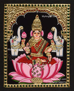 Gaja Lakshmi Tanjore Painting