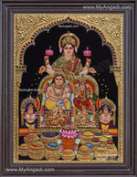 Kubera Lakshmi Tanjore Painting