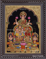 Kubera Lakshmi Tanjore Painting