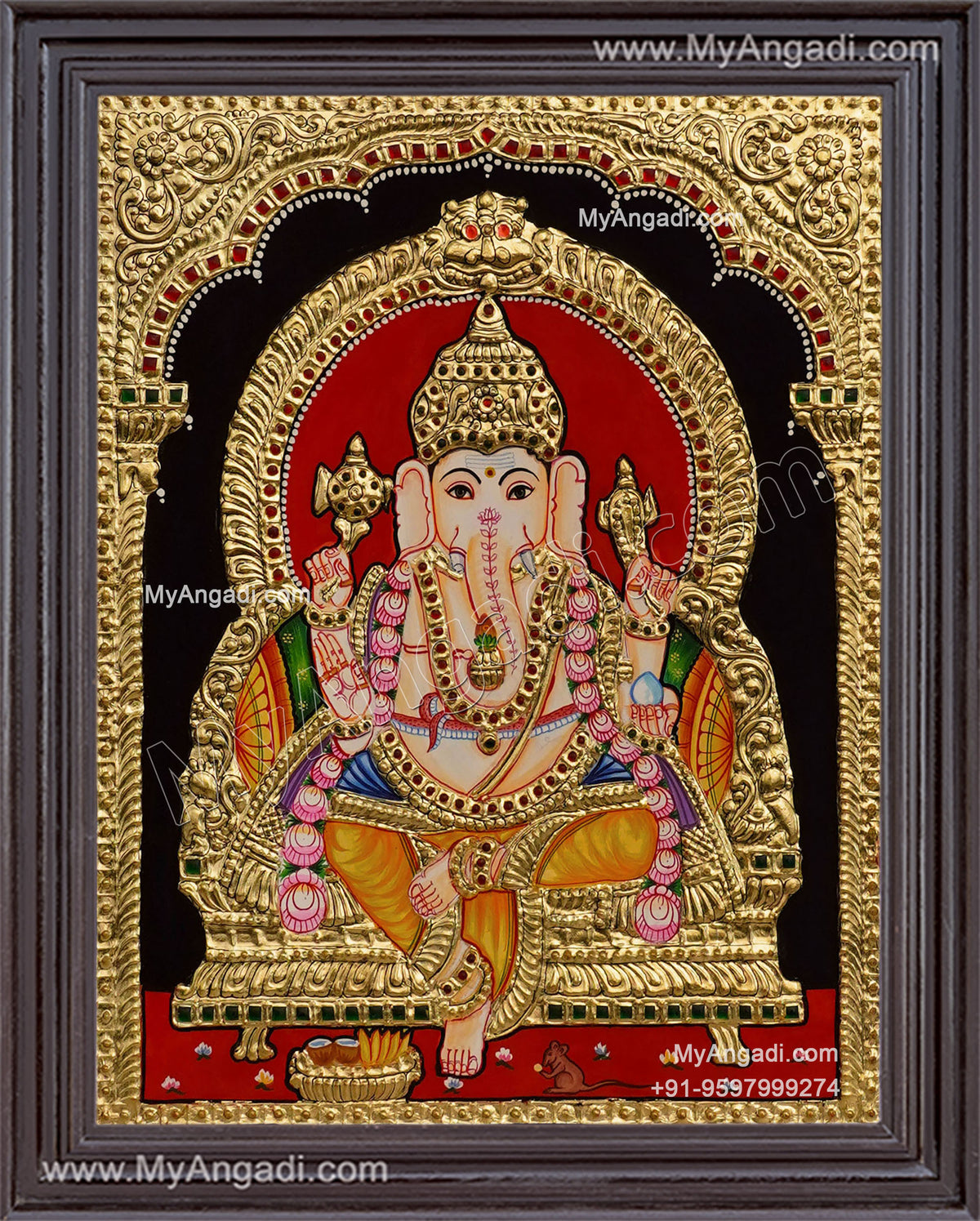 GaneshaTanjore Painting