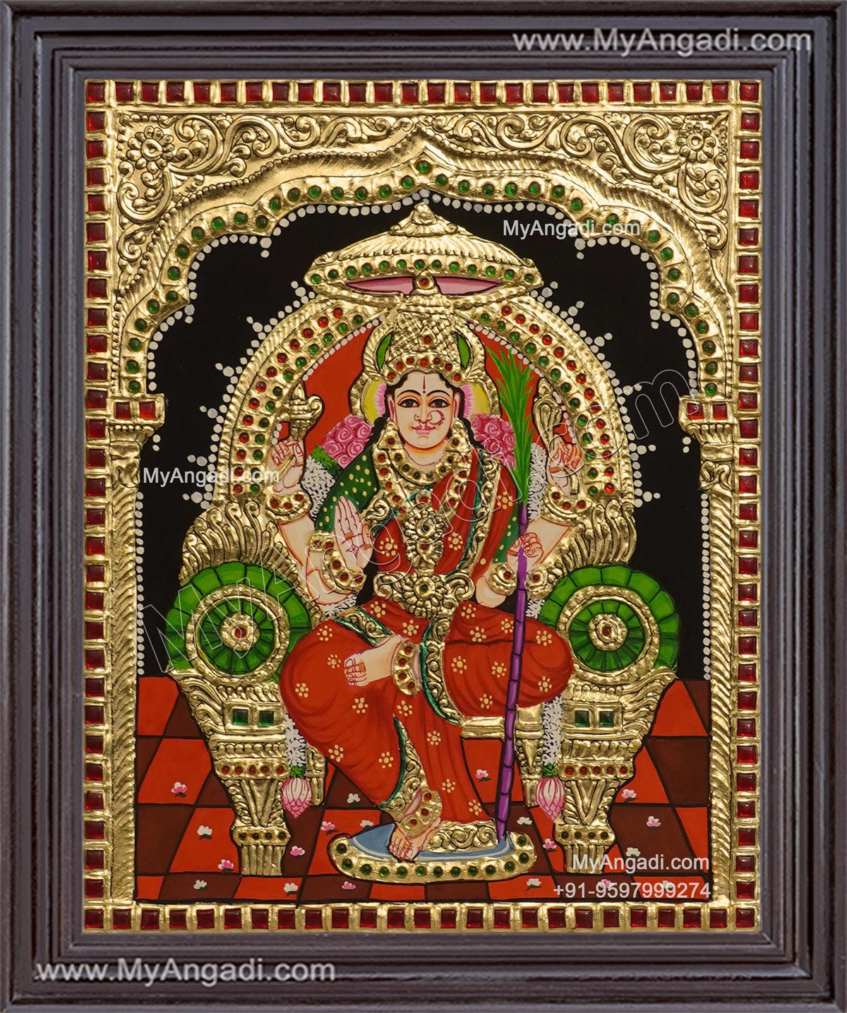 Lalitha Devi Tanjore Painting
