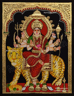 Durga Devi Tanjore Painting