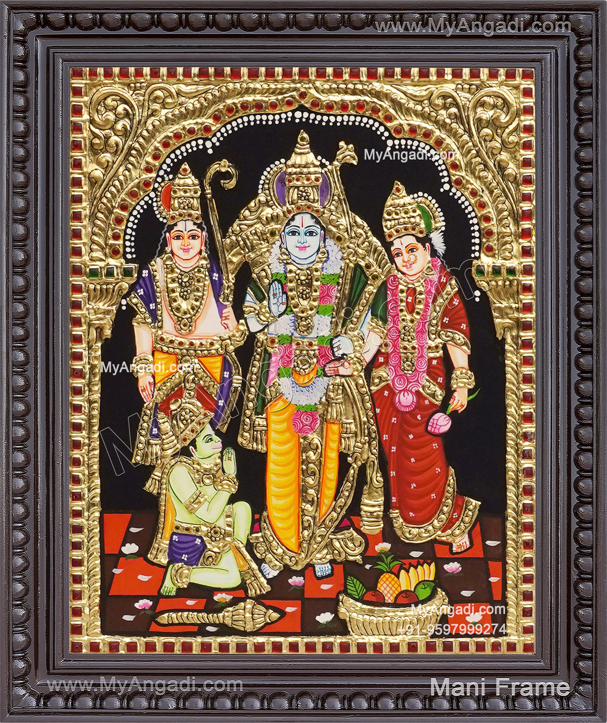 Ram Darbar Tanjore Painting