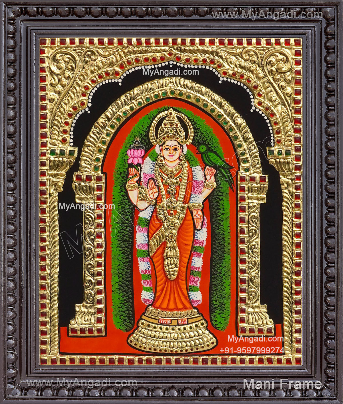 Vasavi Kanyaka Parameshwari Tanjore Painting