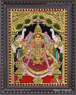 Gaja Lakshmi Tanjore Painting