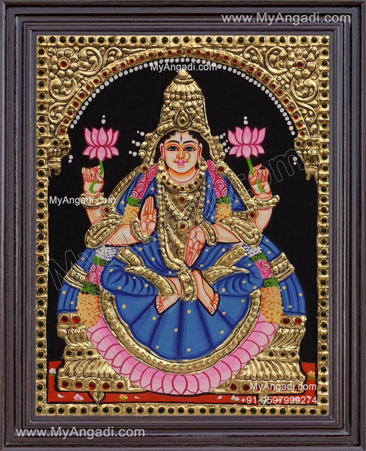Ishwarya Lakshmi Tanjore Painting