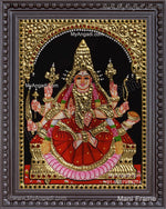 Veera Lakshmi Tanjore Painting