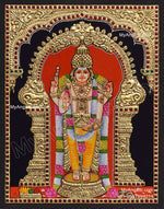 5 Set Ganesha Murugan Balaji Lakshmi Saraswathi Tanjore painting