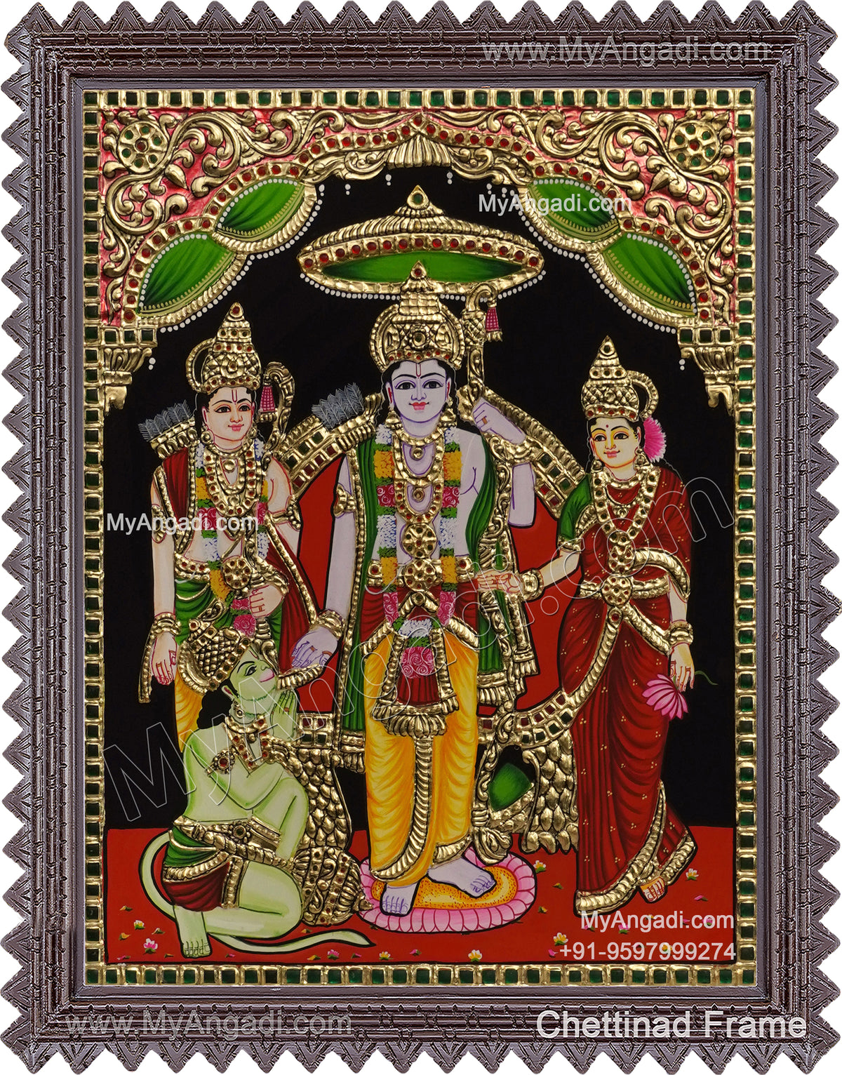 Ram Durbar Tanjore Painting