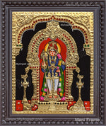 Raja Alangara Murugar Tanjore Painting