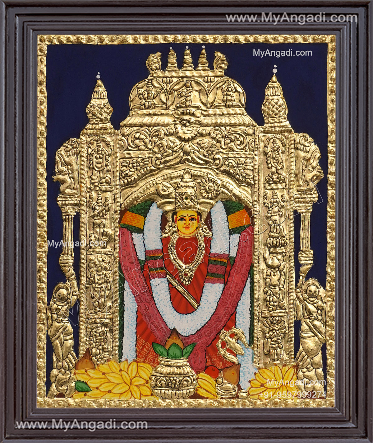 Kanaka Durga Tanjore Painting