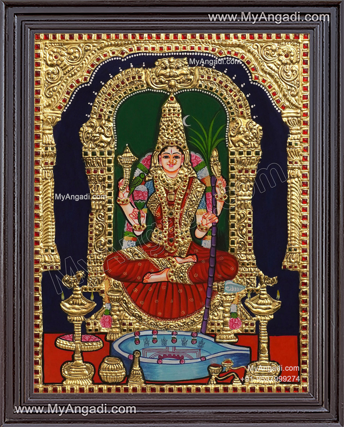 Kamatchi Tanjore Painting
