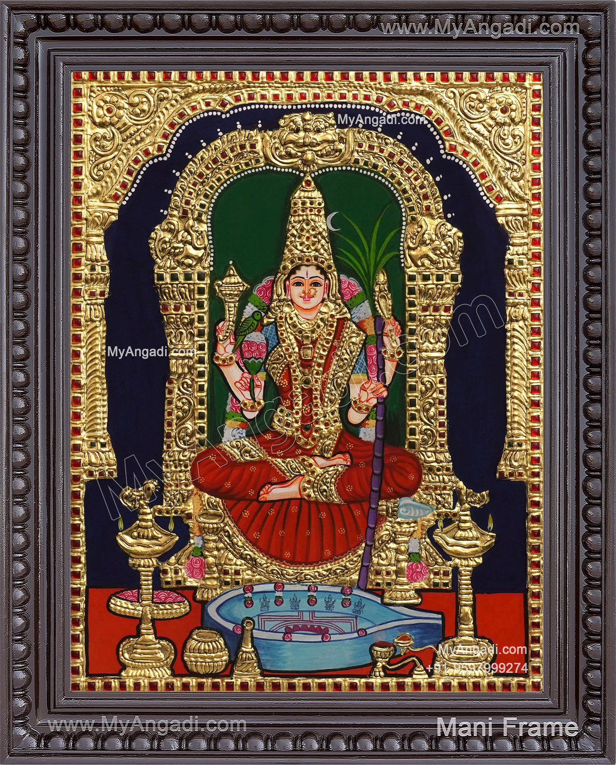 Kamatchi Tanjore Painting