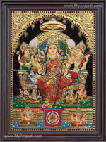 Raja Rajeshwari Tanjore Painting