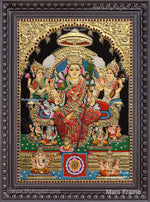 Raja Rajeshwari Tanjore Painting
