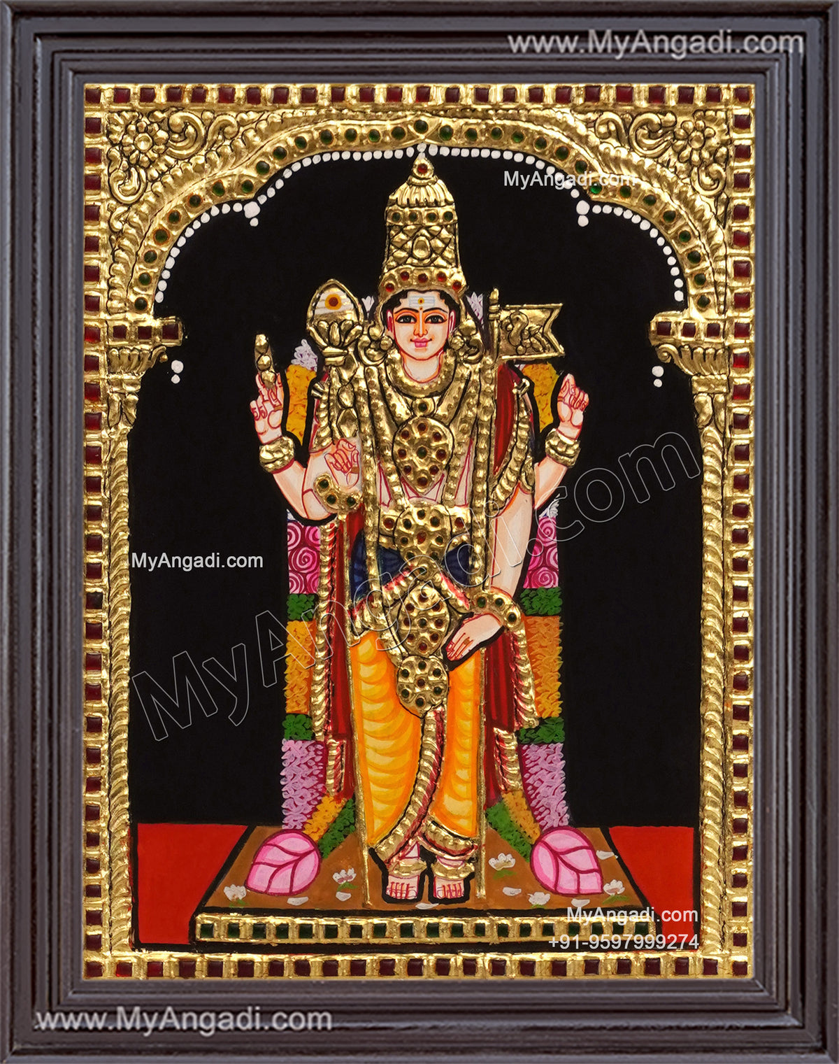 Murugar Tanjore Painting