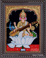 Saraswathi Tanjore Painting