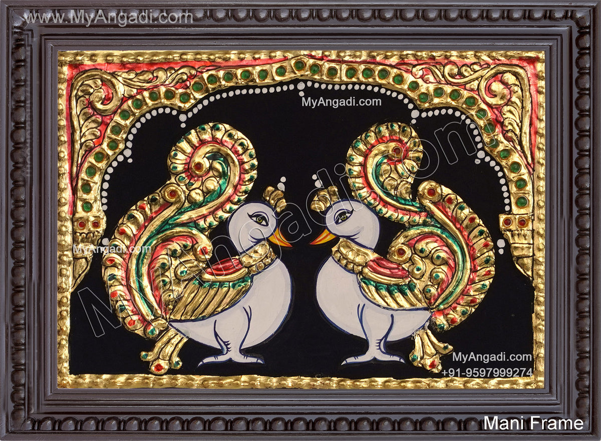 Swan Tanjore Painting