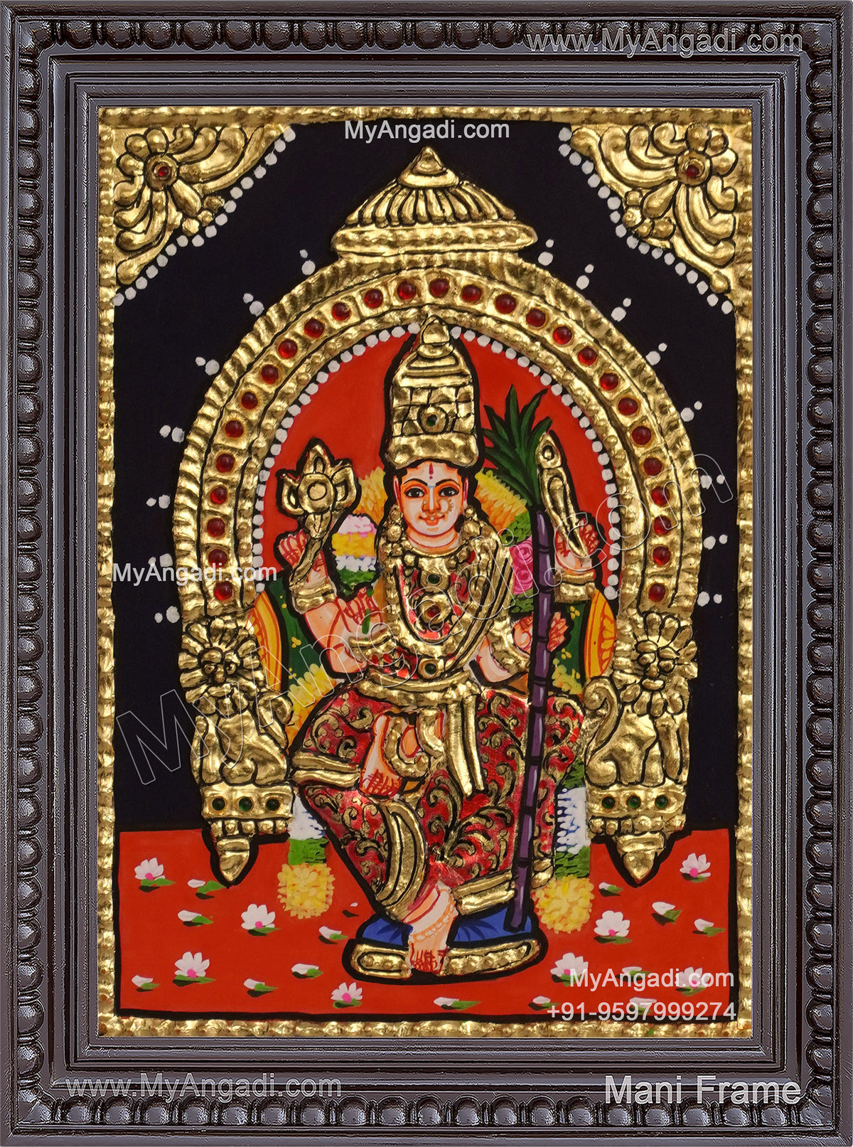 Lalitha Devi Tanjore Painting