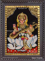 Saraswathi Tanjore Painting