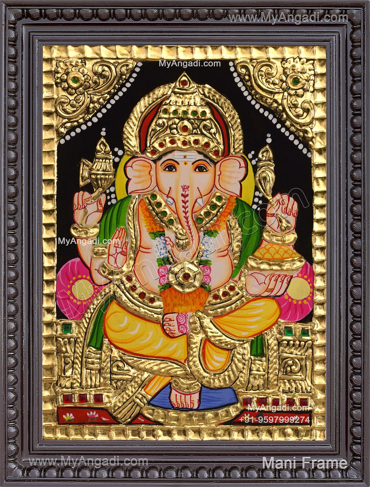 Ganesha Tanjore Painting