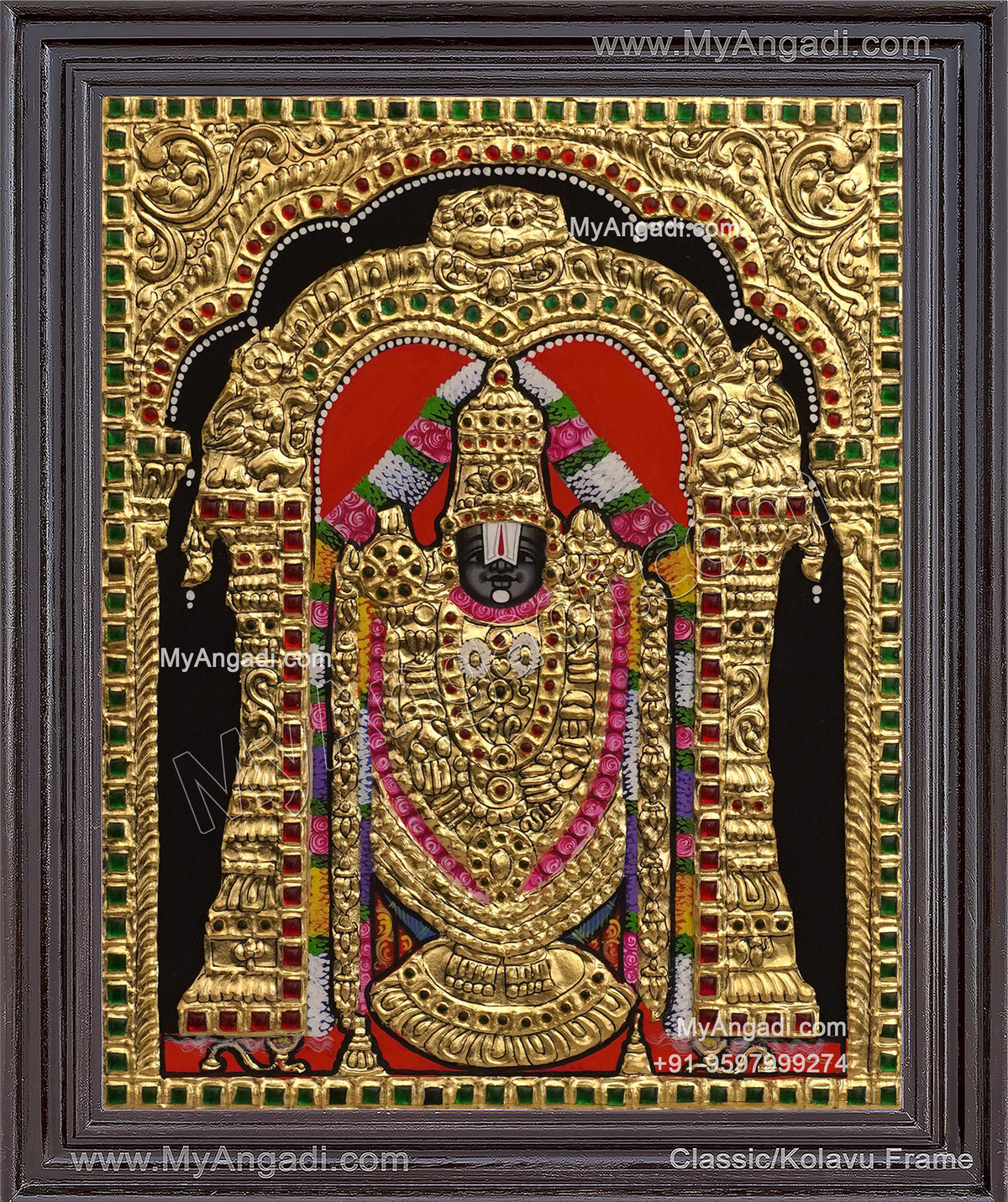 Balaji Tanjore Painting