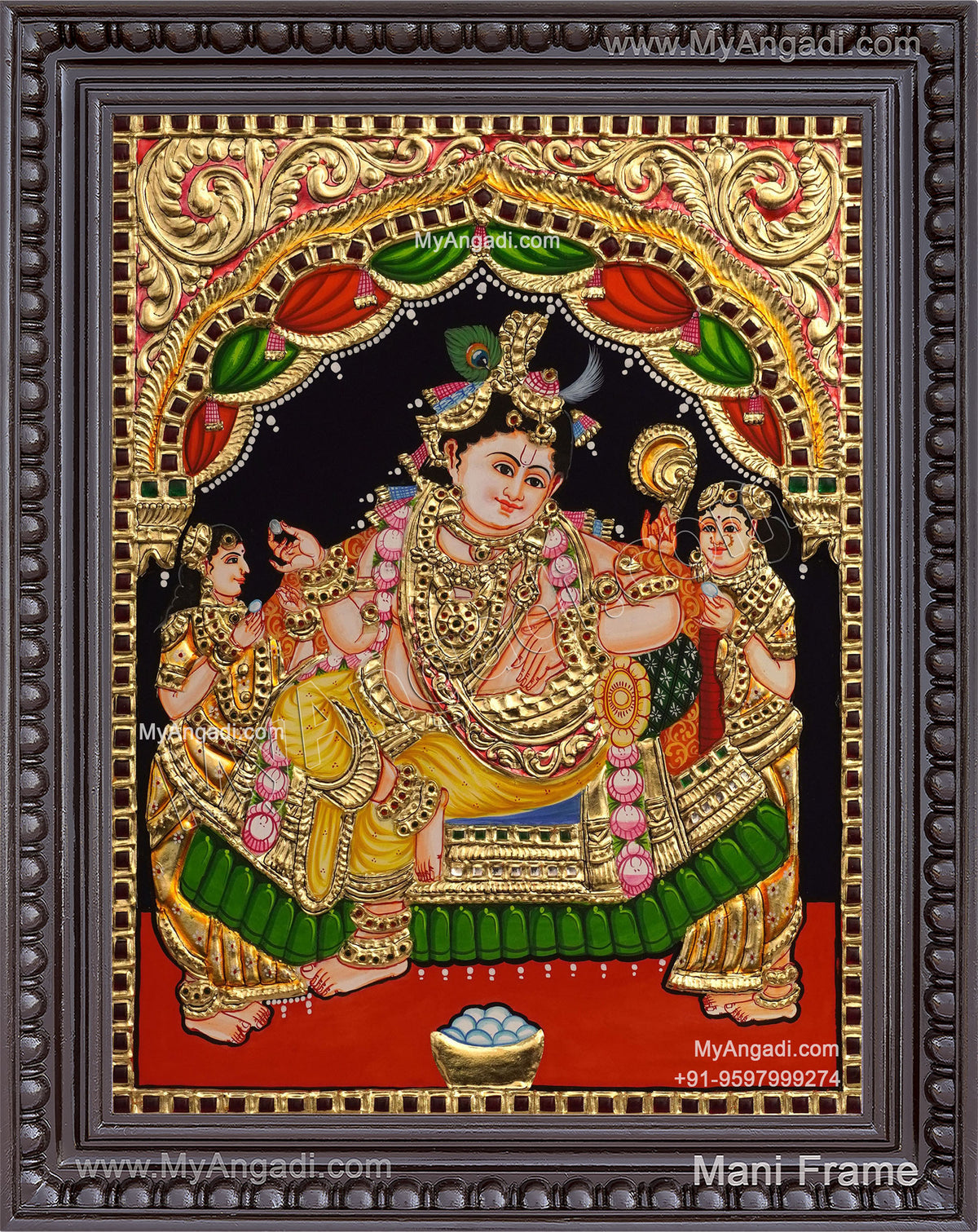Krishna Tanjore Painting