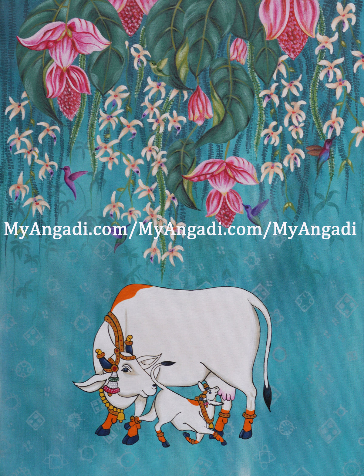 Komatha Lotus Canvas Painting 