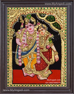 Kannan Rukmani Tanjore Painting