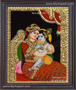 Yashoda Krishna Tanjore Painting