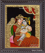 Yashoda Krishna Tanjore Painting