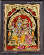 Vishnu Lakshmi Tanjore Painting