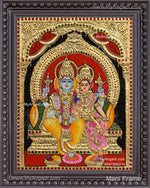 Vishnu Lakshmi Tanjore Painting